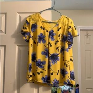 Yellow blouse